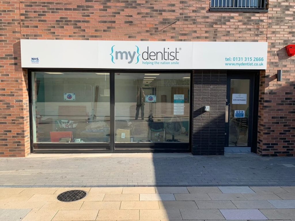 my dentist pennywell road edinburgh new signage