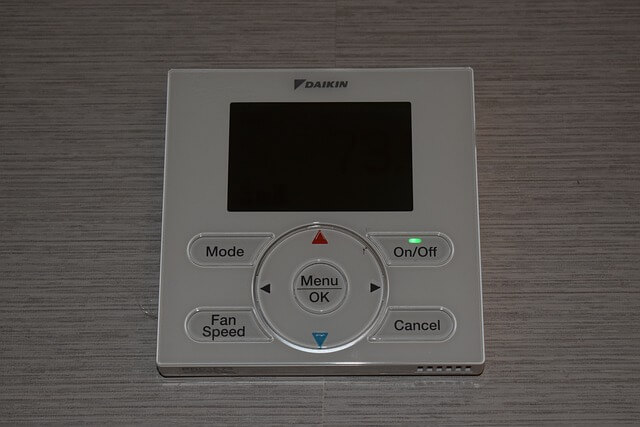 thermostat for heating and AC