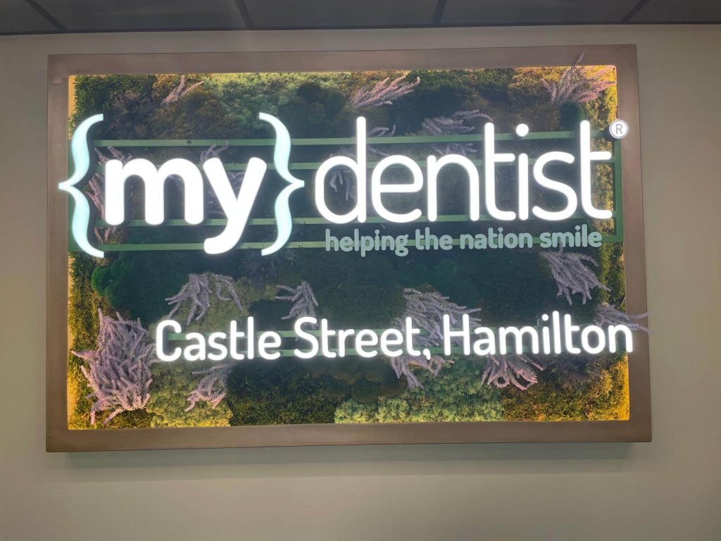 my dentist sign hamilton